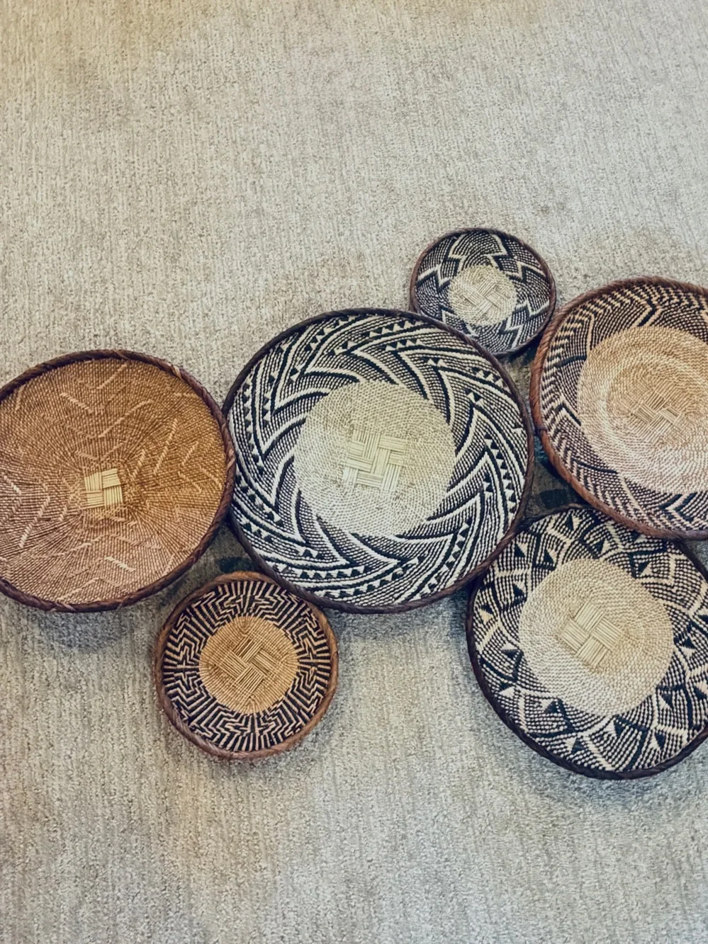 NEW Africa Woven Basket. Made by the Binga people of Zambia/Zimbabwe